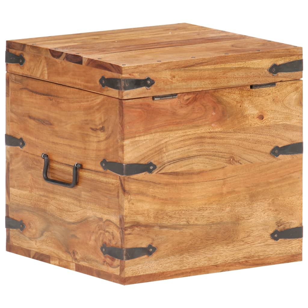 vidaXL Chest 40x40x40 cm Solid Acacia Wood