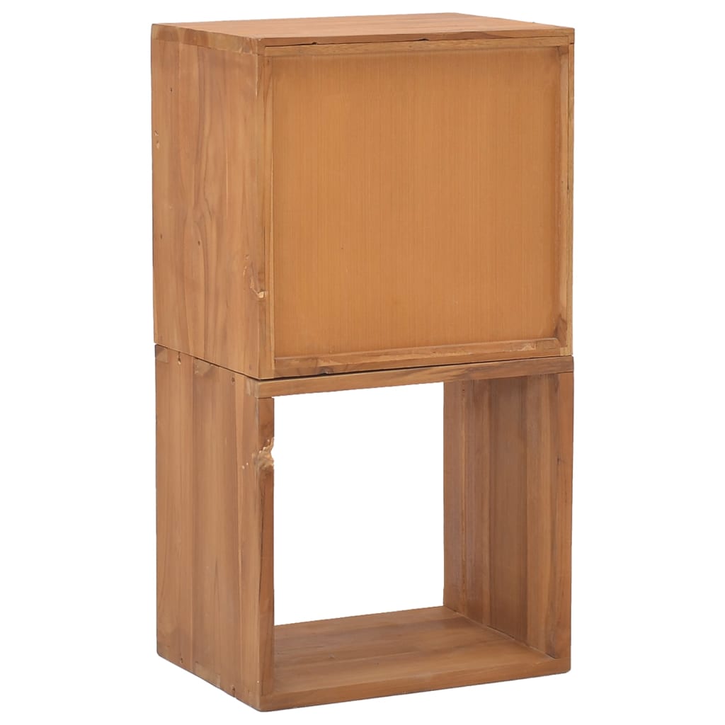 vidaXL Storage Cabinet 40x30x76 cm Solid Teak Wood