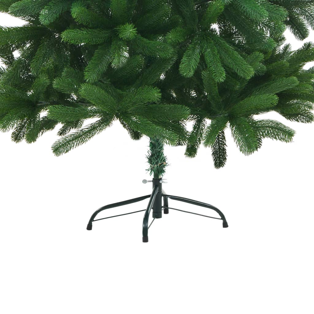 vidaXL Artificial Pre-lit Christmas Tree with Ball Set 180 cm Green