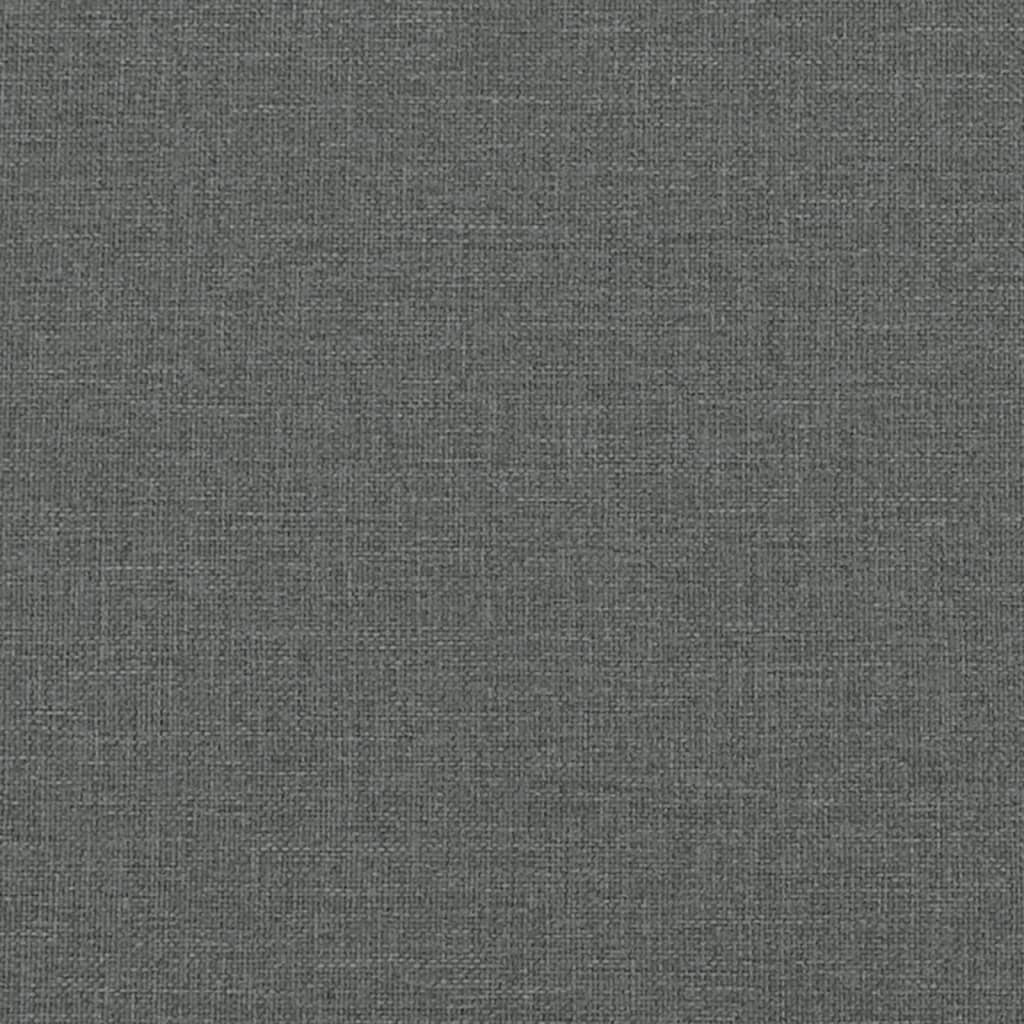 vidaXL Slipper Chair Dark Grey Fabric