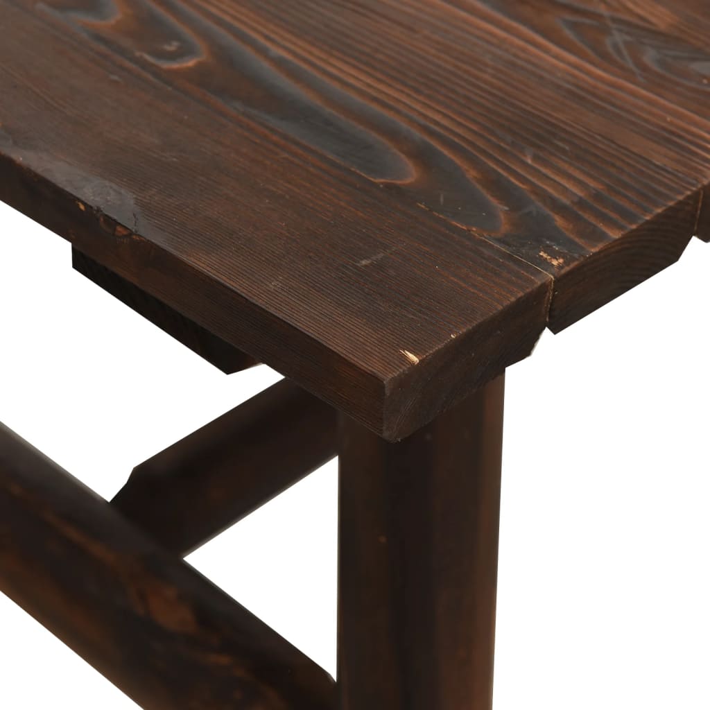 vidaXL Side Table 49x49x50 cm Solid Wood Spruce