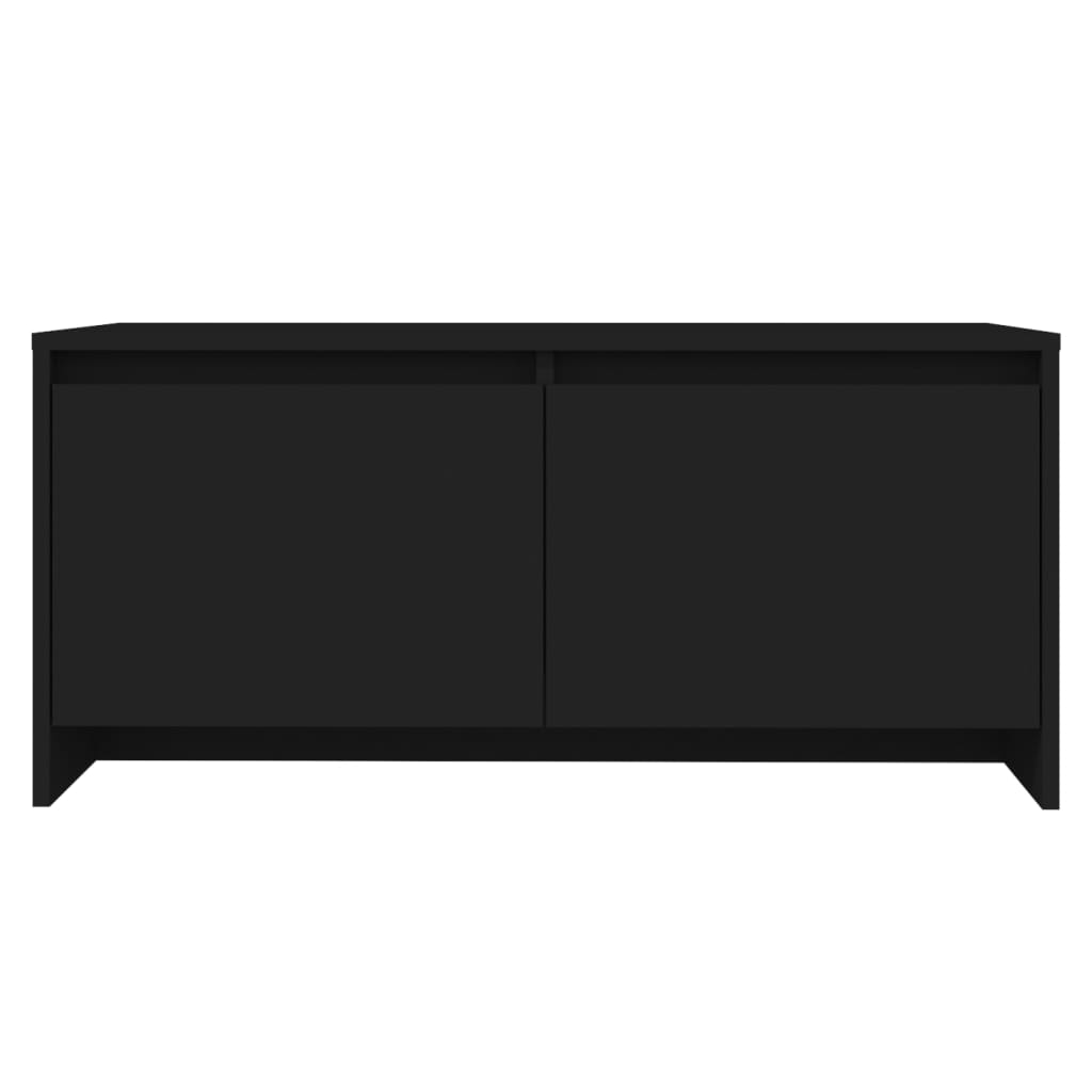 vidaXL Coffee Table Black 90x50x41.5 cm Engineered Wood
