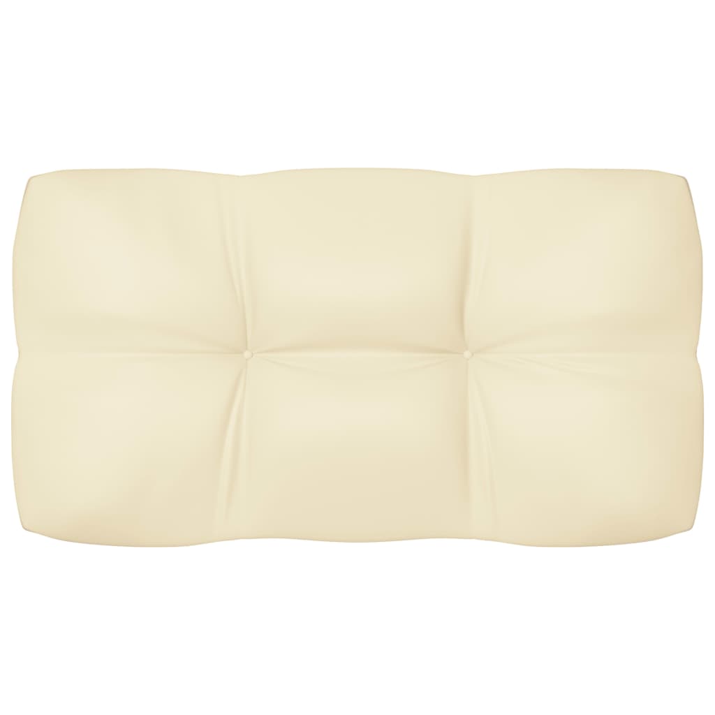 vidaXL Pallet Sofa Cushions 7 pcs Cream