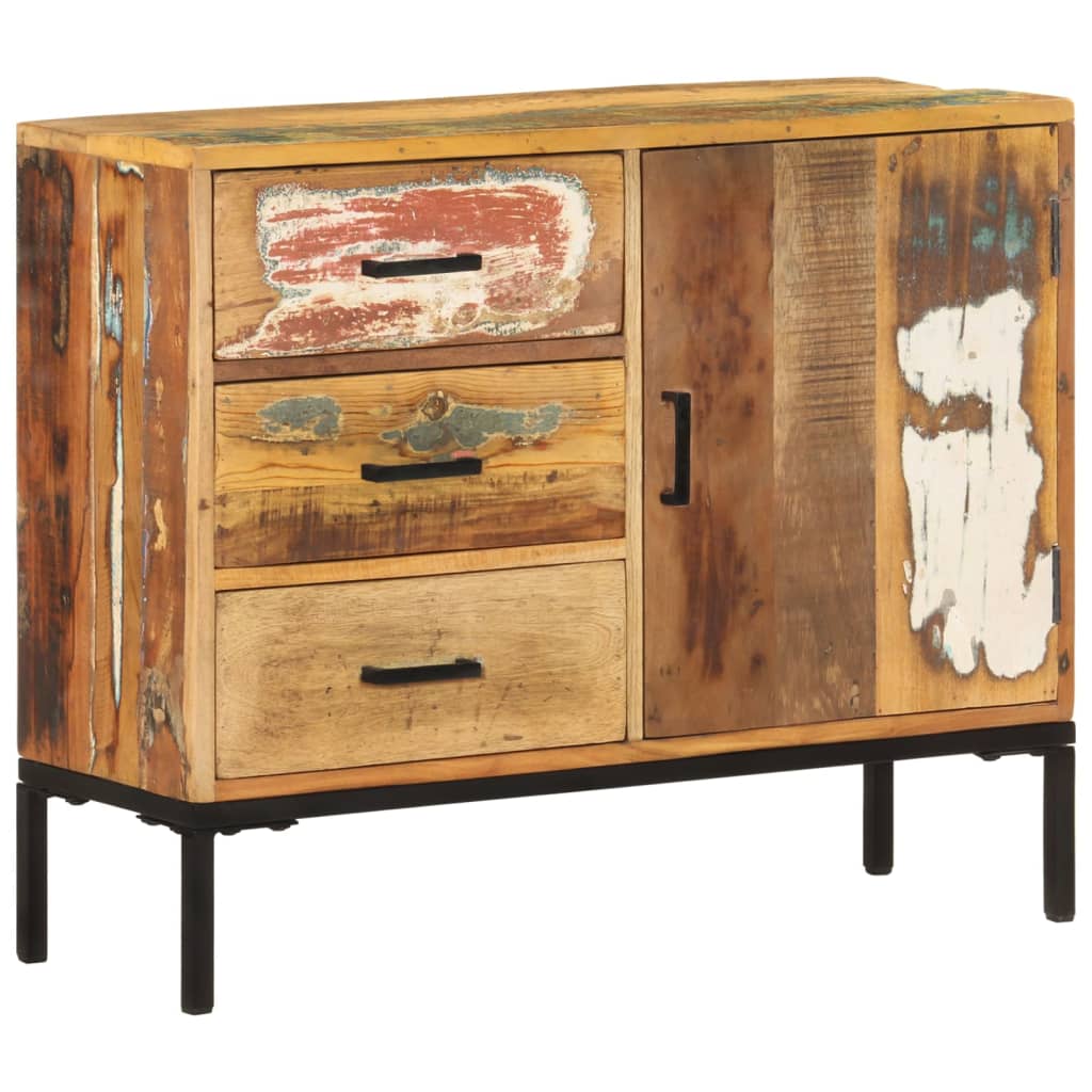 vidaXL Sideboard 88x30x73 cm Solid Reclaimed Wood