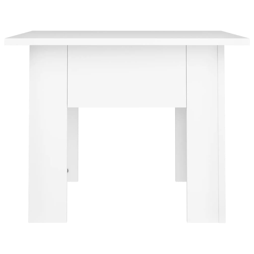 vidaXL Coffee Table White 55x55x42 cm Engineered Wood