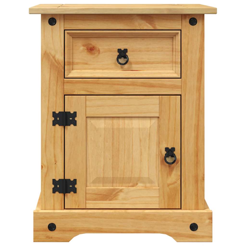 vidaXL Bedside Cabinet Mexican Pine Corona Range 53x39x67 cm