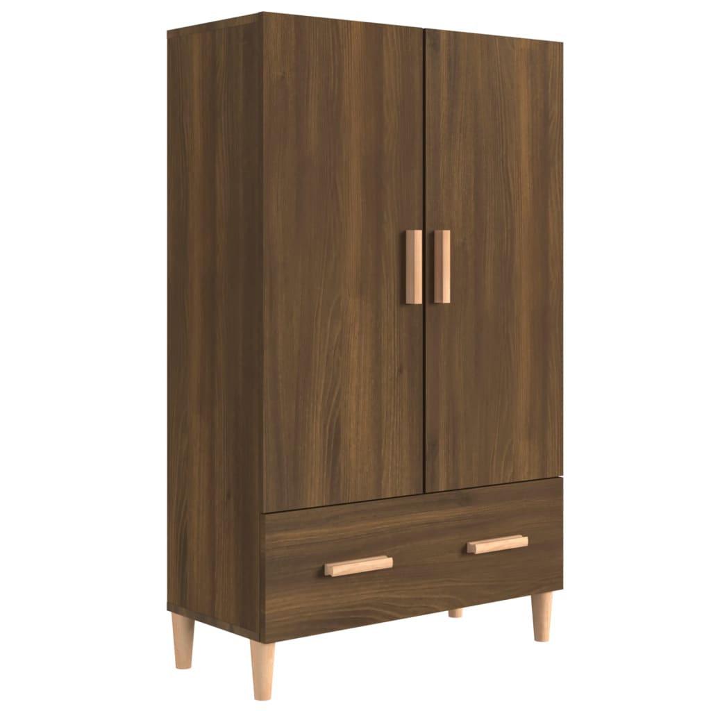 vidaXL Highboard Brown Oak 70x31x115 cm Engineered Wood