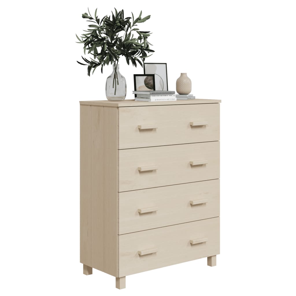 vidaXL Sideboard HAMAR Honey Brown 79x40x103.5 cm Solid Wood Pine
