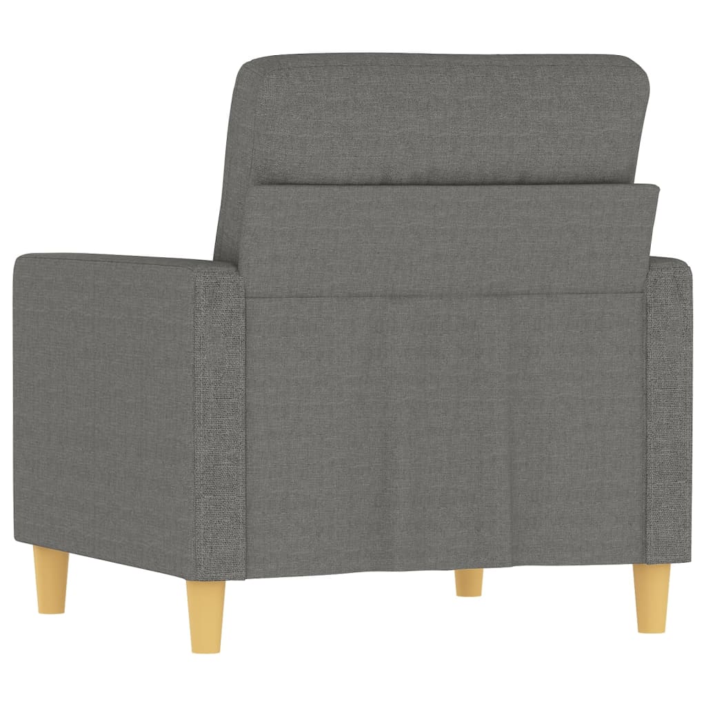 vidaXL Sofa Chair Dark Grey 60 cm Fabric