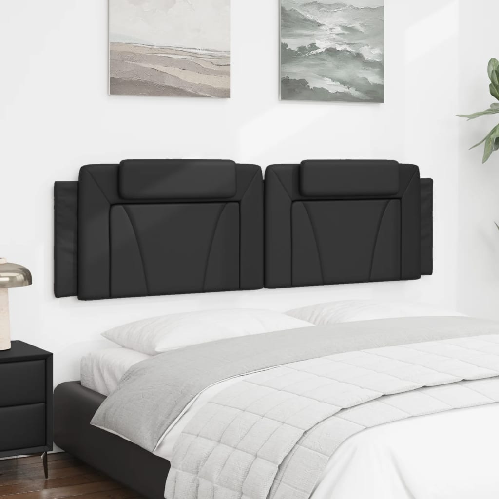 vidaXL Headboard Cushion Black 183 cm Faux Leather