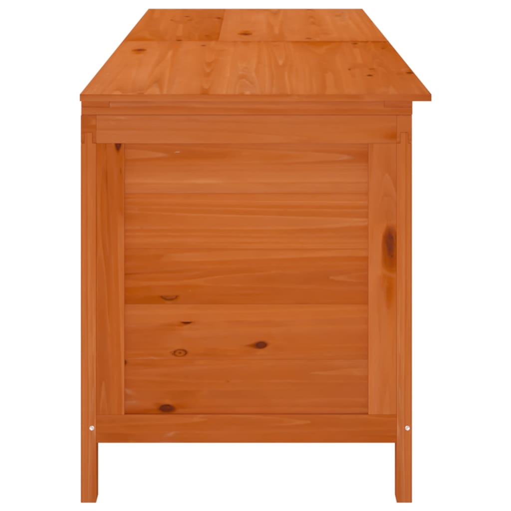 vidaXL Garden Storage Box Brown 198.5x50x56.5 cm Solid Wood Fir