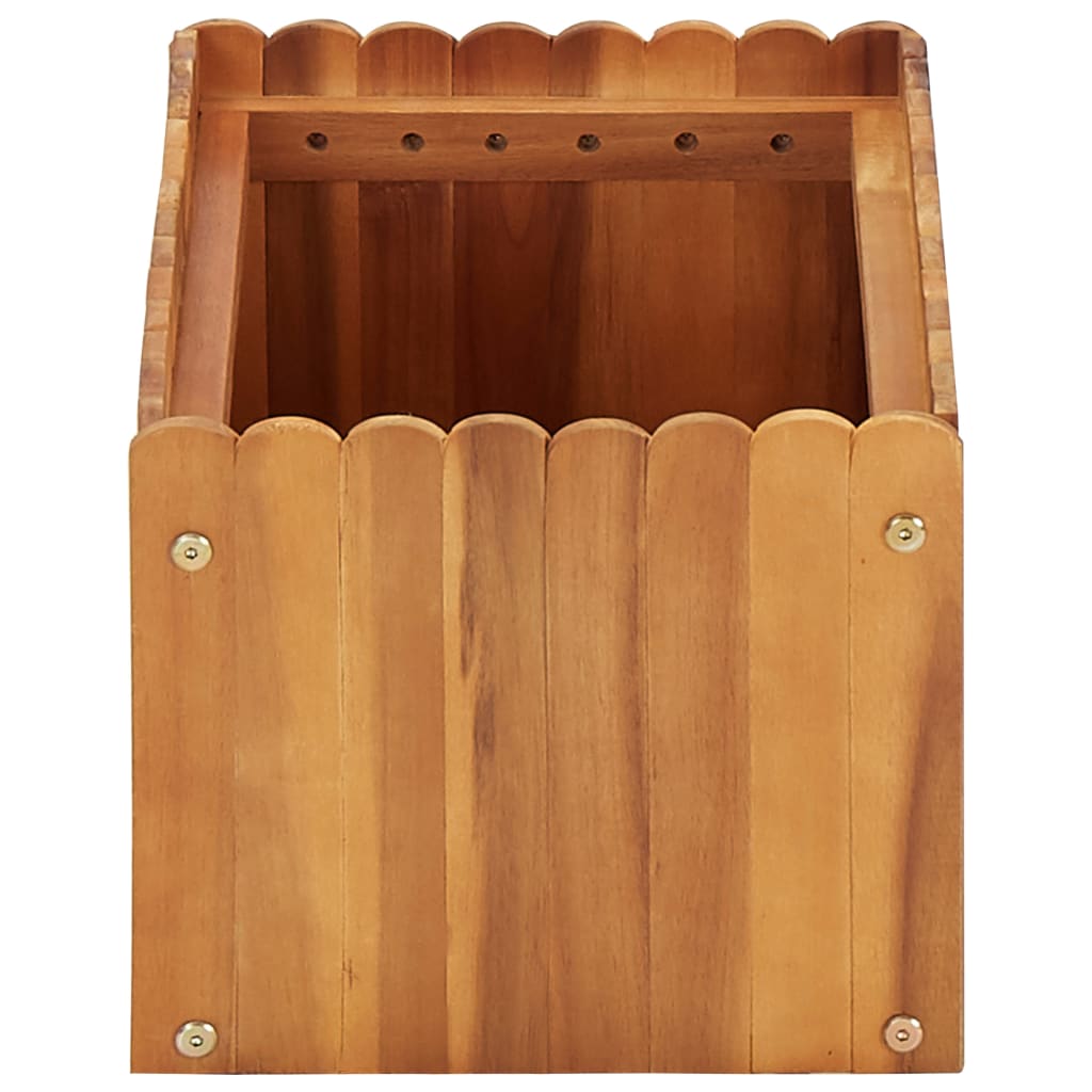 vidaXL Garden Raised Bed 50x30x25 cm Solid Acacia Wood