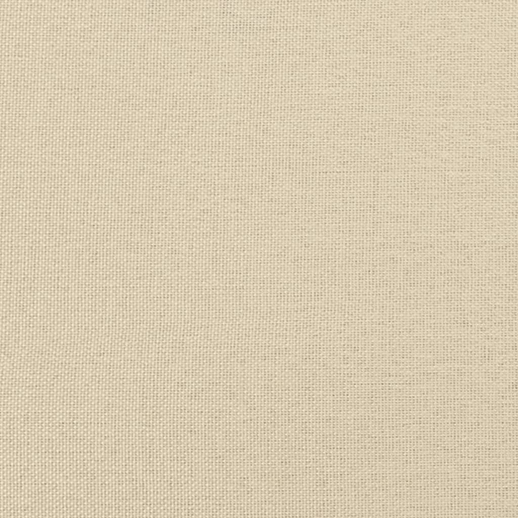 vidaXL Massage Recliner Chair Cream Fabric