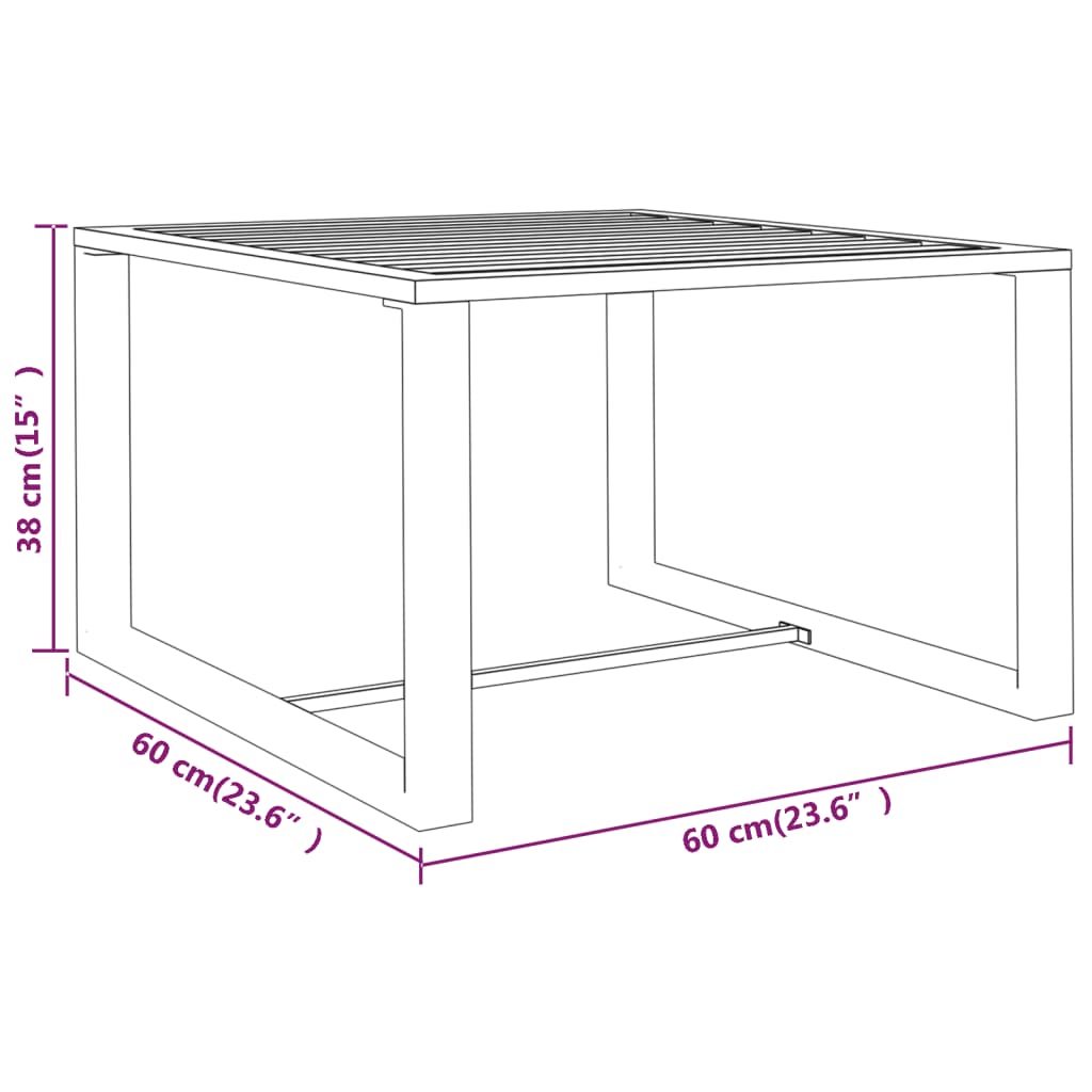 vidaXL 3 Piece Garden Lounge Set with Cushions Aluminium Anthracite