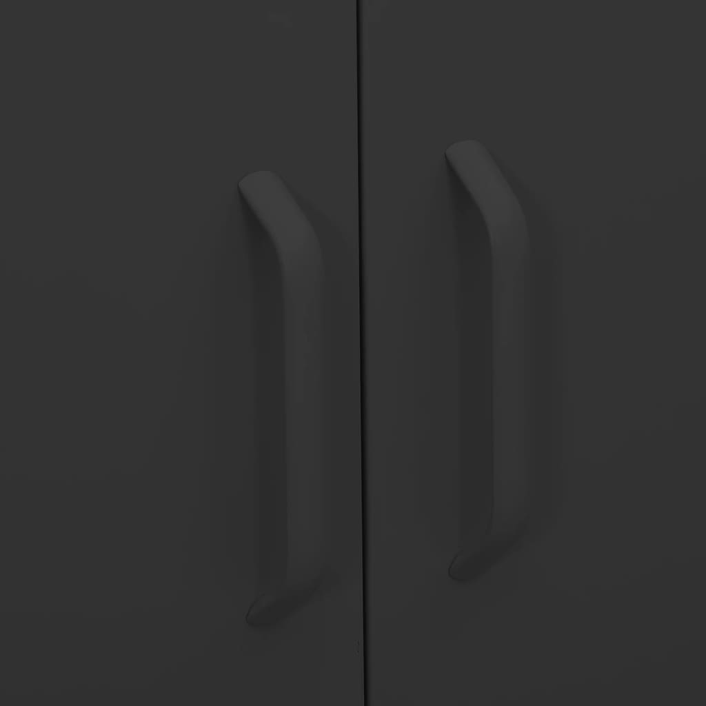 vidaXL Storage Cabinet Anthracite 80x35x101.5 cm Steel